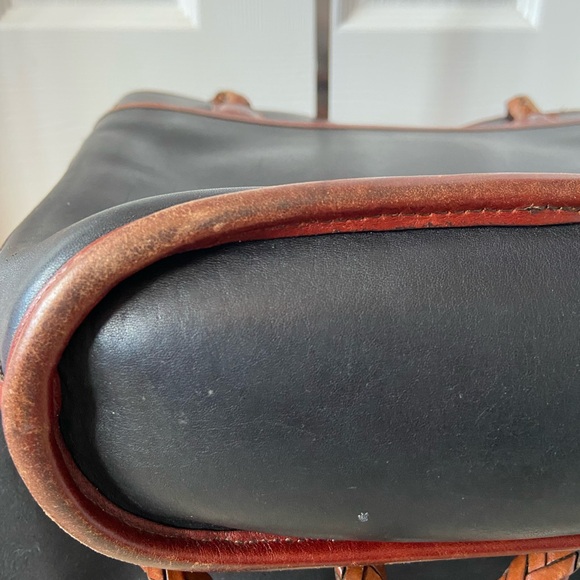 Brighton Black and Brown Leather Tote - Picture 5 of 6